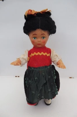 AUTOMATE DANSEUSE FOLKLORE REGIONAL COLLECTION JOUET ANCIEN MECANIQUE H: 165mm - Photo 1/4