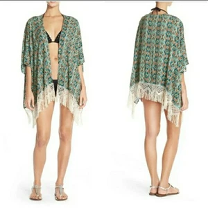 Copricostume da bagno L*Space Zanzibar kaftano/kimono, taglia unica resort multicolore azteco - Foto 1 di 9