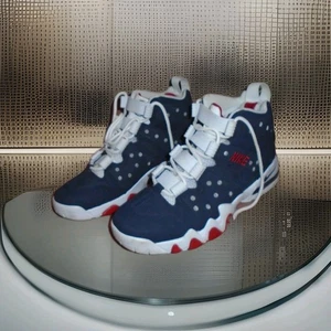 ZAPATILLAS ALTAS NIKE AIR MAX PARA HOMBRE ROJAS BLANCAS AZULES EE. UU. TALLA 8 USADAS VARIAS VECES - Imagen 1 de 13