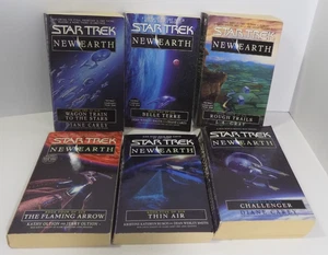Star Trek New Earth Paperback Book Set 1-6 (#89-94) - Bild 1 von 6