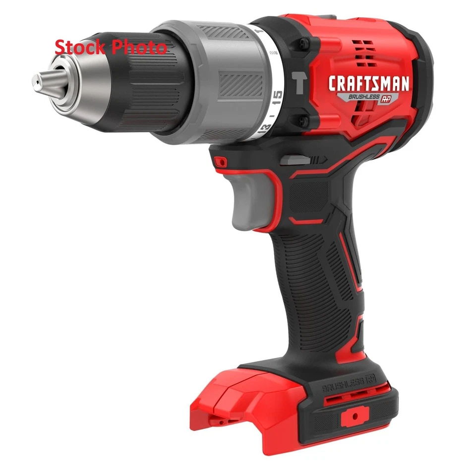CRAFTSMAN V20 Cordless Hammer Drill, 1/2 inch, Bare Tool Only (CMCD732B) - Image 1 of 1
