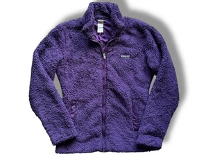 Damen lila Patagonia Reißverschluss Fleece - Größe 8 - sehr guter Zustand - Bild 1 von 8