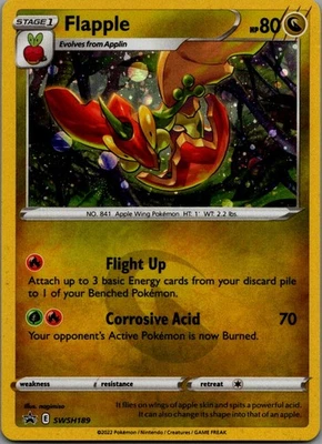 Flapple Promo SWSH: Sword & Shield Promo Cards SWSH189 NM - Image 1 of 2