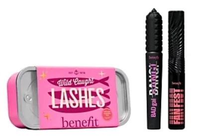 Benefit Cosmetics Wild Caught Lashes Mascara Duo 2x FULL SIZE BAD GAL FAN FEST - Image 1 of 4