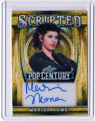 Marisa Tomei 2025 Leaf Pop Century Gold Auto Card # 1/1 ! "Nona" My Cousin Vinny - Image 1 of 2