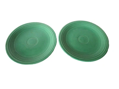Genuine Fiesta Ware 9.5" Salad Plate Green ~ Lot of 2 - Image 1 of 4