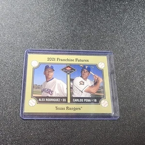 Alex Rodriguez Carlos Pena 2001 Fleer Card #480 Rangers - Picture 1 of 2