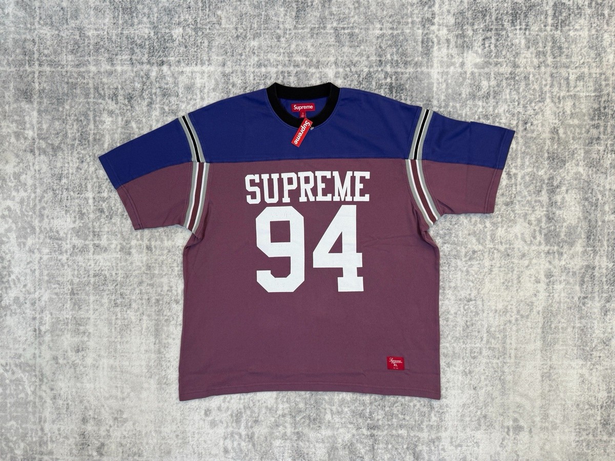 シャツ supreme football Jersey purple Buy Supreme Faux Croc Football Jersey 'Purple' - SS22KN26
