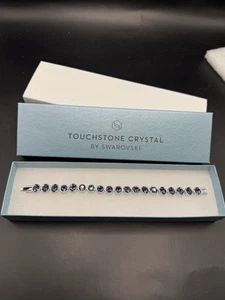 Touchstone Crystal By Swarovski Bracelet Brilliant Bright Purple 7inches NEW! - Picture 1 of 6
