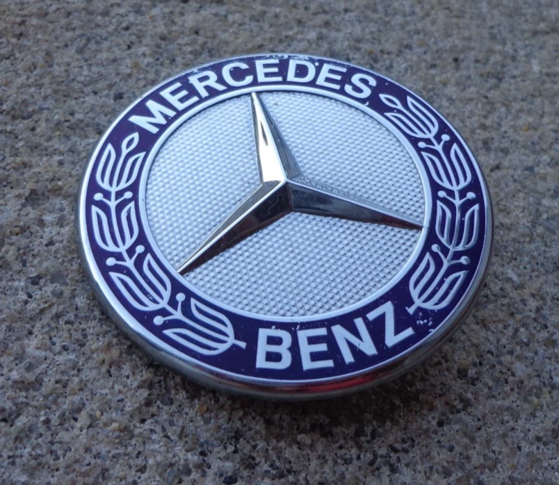 Mercedes Benz capó emblema insignia calcomanía logotipo 230 320 OEM genuino original de fábrica Foto 1 de 1