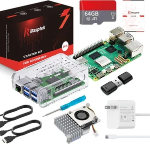 iRasptek Raspberry Pi 5/RAM 2GB - 64GB - Picture 1 of 7