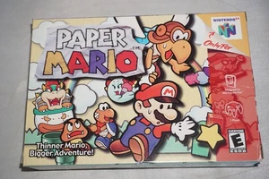 Paper Mario (Nintendo 64 N64) Completo en Caja CIB - Imagen 1 de 8