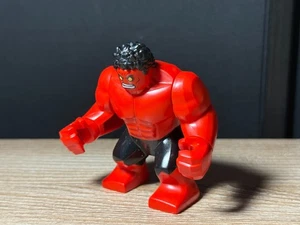 LEGO Marvel Super Heroes Red Hulk Minifigure Big Fig sh0370 Rare  - Picture 1 of 2
