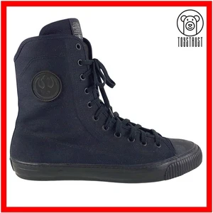Po-Zu x Star Wars Rebel Combat Trainers UK 8 / 42 Shoes Sneakers Black Canvas - Picture 1 of 16