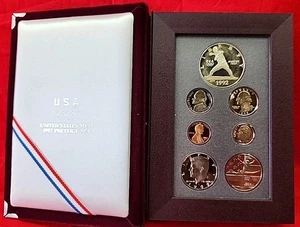 1992-S US Mint Prestige Set Olympics Honoring Proof Strike with COA & OGP - Picture 1 of 15