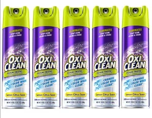 OxiClean Foam-Tastic Bathroom Cleaner, Citrus Scent, 19 oz Spray 5 Pack - Picture 1 of 5
