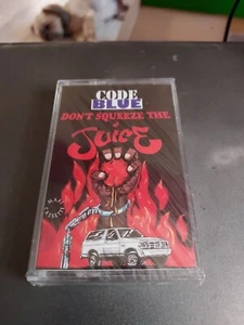 CODE BLUE CASSETTE DON'T SQUEEZE THE JUICE BRAND NEW SEALED - Picture 1 of 2