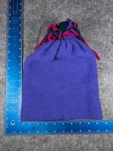 Turtle Fur Beanie Toque Youth One Size Purple Knit 100% Polyester Fleece Ski Pom - Picture 1 of 8