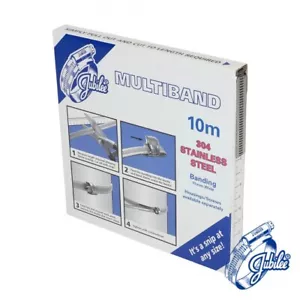 Jubilee® Klemme Multiband 11 mm 304 Qualität Edelstahl Bandclip - Bild 1 von 13