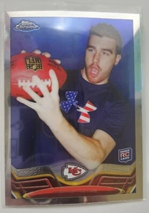 2013 Topps Chrome Silver Travis Kelce Rookie Card RC Chiefs #118 NM - Picture 1 of 3