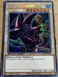 Yugioh DARK MAGICIAN SBC1 ARCANA ARTWORK SPEED DUEL SECRET VLP TO NM 1ST EDITION - Picture 1 of 1