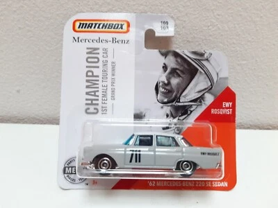 Matchbox '62 Mercedes Benz 220 SE Sedan (2020) GKM52 Scala 1/64 - Immagine 1 di 2