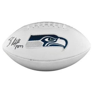 Shaun Alexander Signed Psalms Inscription Seattle Seahawks Official NFL Team Log - Picture 1 of 3