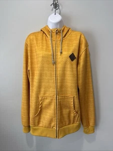 Burton DryRide Full Zip Women’s Yellow Tribal Hoodie - Medium - Picture 1 of 11