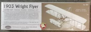 Avión de madera Balsa modelo WRIGHT BROTHERS FLYER Guillows corte láser # 1202 - Imagen 1 de 1