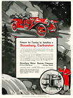 1913 Original Stromberg Carburetor Ad. Prepare For Summer Touring. Color