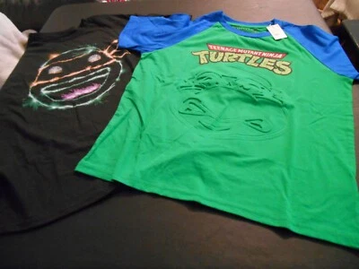 2 NEW! Teenage Mutant Ninja Turtles kid's Shirts, XL T-Shirt, Extra Large - Image 1 of 4