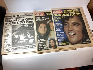 Vintage 1977 Elvis (2) The Star, 1 National Enquirer Magazine Elvis Presley - Bild 1 von 11