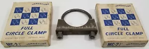 N) Lot of 2 Vintage Versatube Full Circle Clamps Exhaust MC-2 1/4" - Picture 1 of 6