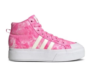 Scarpe Adidas Sportswear Bravada 2.0 Platform Mid rosa/bianco nuove con etichette da donna taglia 8 - Foto 1 di 11