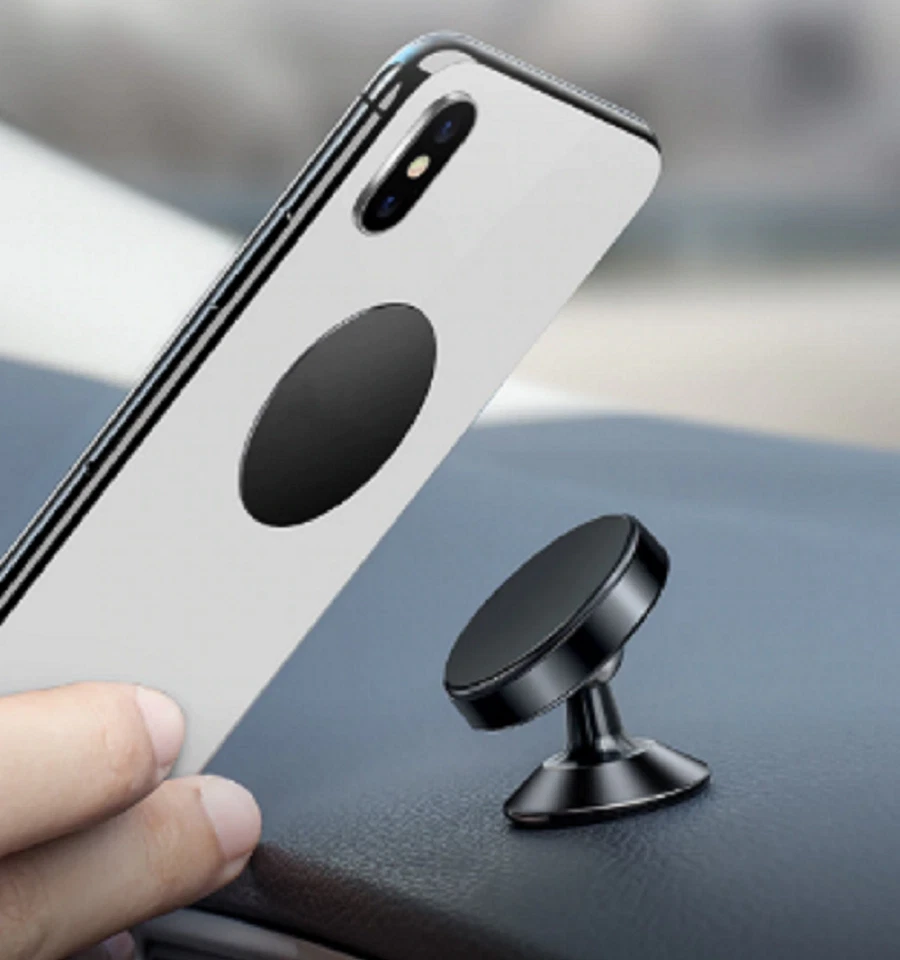 SUPPORTO MAGNETICO AUTO TELEFONO GIREVOLE 360° PORTA CELLULARE UNIVERSALE GPS - Immagine 1 di 4