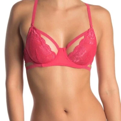 Free People Pink Dream of Me Underwire Bra 36C New - Image 1 of 4