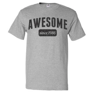 39th Birthday Gift T shirt 39 Years Old Present 1986 Awesome Tee - Picture 1 of 1