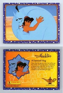 A Farewell Hug #99 Disney's Aladdin 1993 Panini Trading Card - Picture 1 of 1