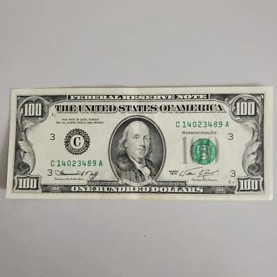 1974 $100 Dollar Note Series Phil, Penn *RARE* - Image 1 of 2