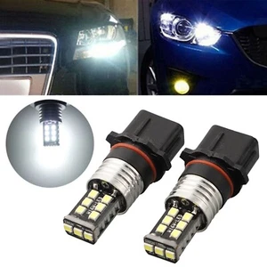 2pcs P13W CANBUS LED Fog Light Bulbs DRL Daytime Running 6000K White. - Picture 1 of 14
