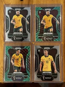 (4) 2022 Panini World Cup Qatar Prizm Australia National Team Lot - Bild 1 von 1