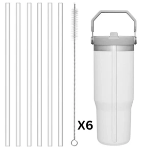 Replacement Straw for Stanley Iceflow 30oz, Reusable Clear Straws with Stanley - Picture 1 of 7