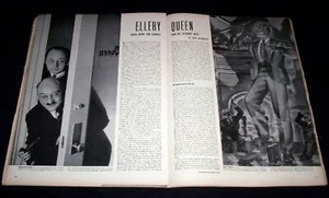 ELLERY QUEEN 1943 PICTORIAL DETECTIVE MYSTERY RICHES MANFRED LEE FREDERIC DANNAY - Picture 1 of 1