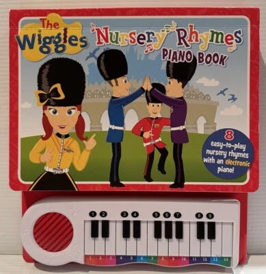 The Wiggles Nursery Rhymes Piano Book Board Book 2017 Working Condition Rare - Image 1 of 4