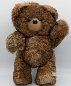 Fully Jointed Hand Made from Vtg Genuine Mink Fur Coat Bear Mountain Teddy Bear - Picture 1 of 15