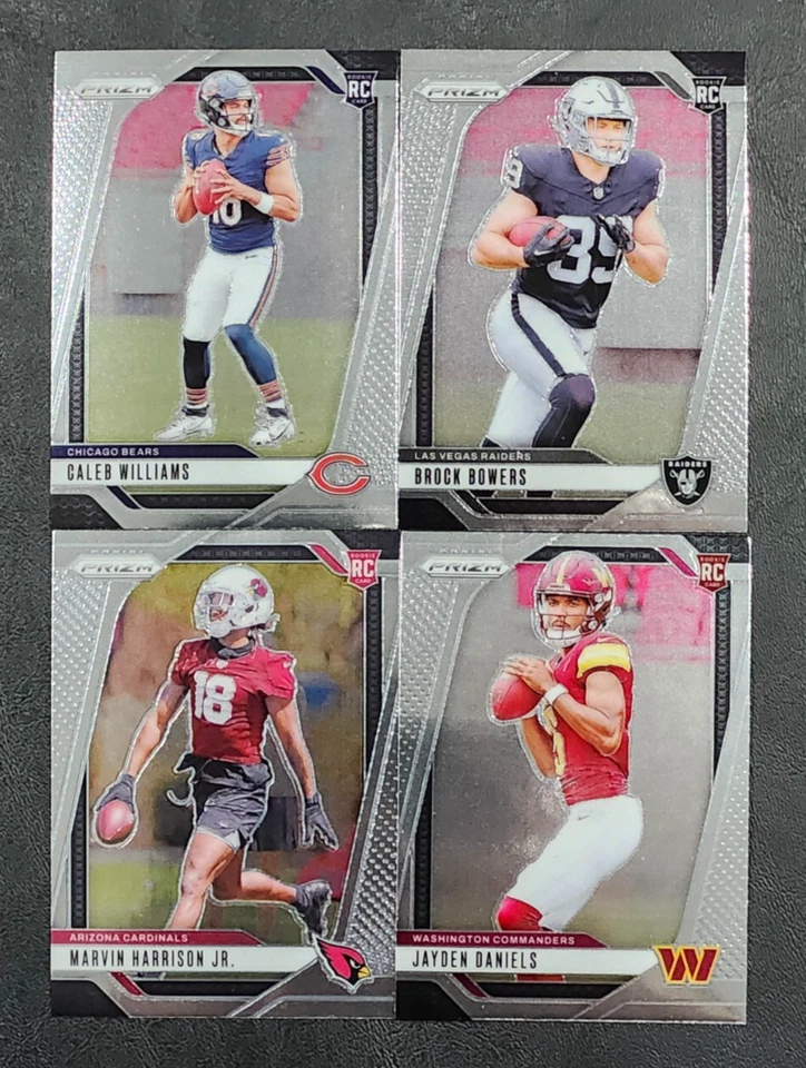 2024 Prizm Football Rookie BASE 301-400 with You Pick the Card - Image 1 of 1