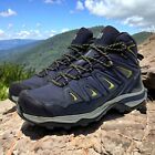 Salomon Womens X Ultra 3 Mid GTX GoreTex Hiking Boots Shoes Size 7 Blue Yellow
