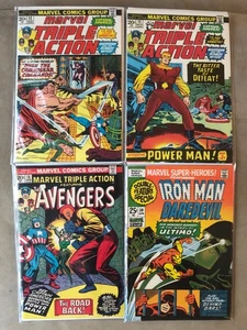 Marvel Triple Action, Superhelden Comic 10 Stück (1971-1974) - Bild 1 von 3