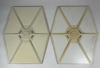 星球大战复古 1978 年白色领带战斗机翅膀原装 Kenner 零件 — 第 1/4 张图片