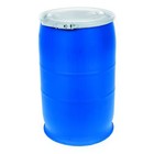 Zoro Select Poly30ohblpc Open Head Transport Drum, Polyethylene, 30 Gal,,